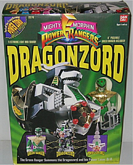 Power Ranger DRAGONZORD Green Ranger MINT MIB